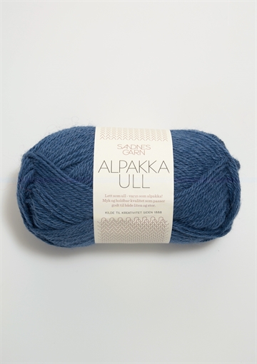 Sandnes Alpakka ull fv. 6364 mørk blå